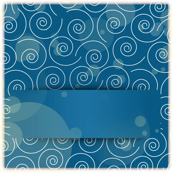 Wirbel Ornament Hintergrund mit Copyspace Applikation — Stockfoto