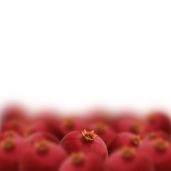 Standout, individualitet, unikhet koncept. röd saftiga pomegrana — Stockfoto