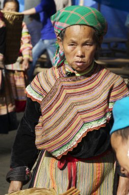 Vietnamca çiçek hmong etnik azınlık