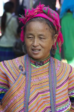 Vietnamca çiçek hmong etnik azınlık