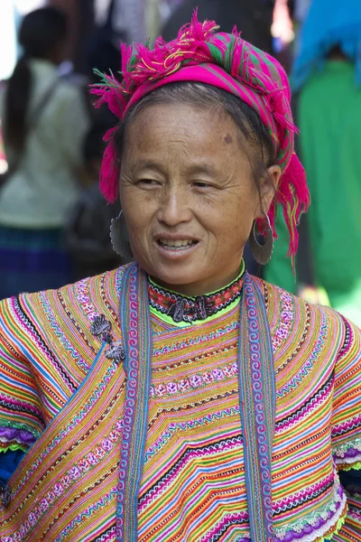 Flor vietnamita Hmong Minoria étnica — Fotografia de Stock
