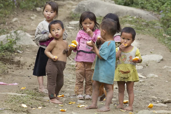 Niños vietnamitas jugando Imagen de stock