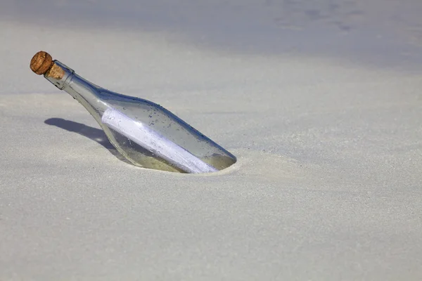 stock image Message in a bottle