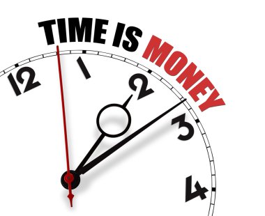 Time is money clipart