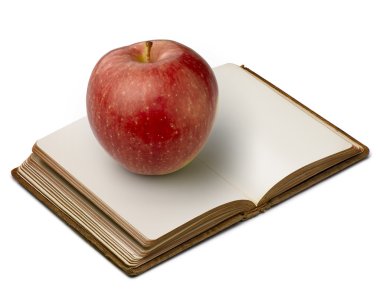 Elma ile kitap (kırpma yolu )