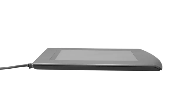 Tablet gráfico isolado em branco (caminho de recorte ) — Fotografia de Stock