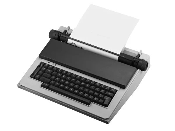 Oldtimer-Schreibmaschine isoliert — Stockfoto