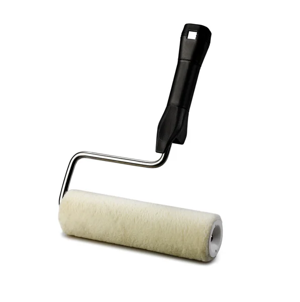 Paint roller on white background — Stock Photo, Image