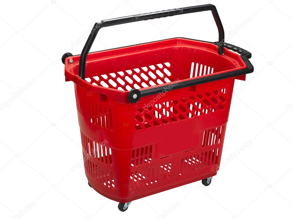 Shopping cart , clipping path