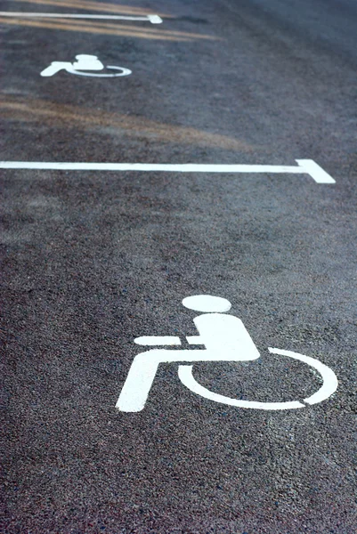 stock image Disabled parking signs