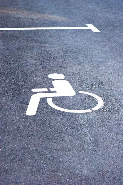 Disabled parking signs Stock Picture