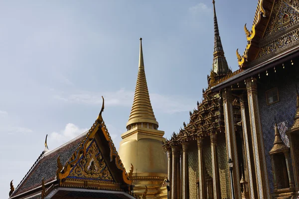 泰国、 曼谷、 故宫、 皇城、 金寺 — 图库照片
