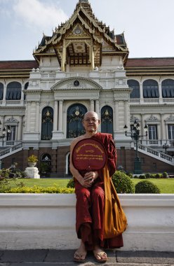 Tayland, bangkok, İmparatorluk Sarayı, imparatorluk şehri, bir Budist rahip Palace