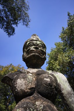 Tayland, chiang mai, phra thart DOI suthep Tapınağı (wat phra thart DOI suthep), eski dini heykeli