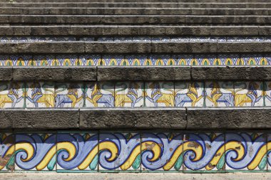 İtalya, Sicilya, caltagirone (catania eyaletinde), santa maria del monte adımları, 1606 a.c içinde inşa.