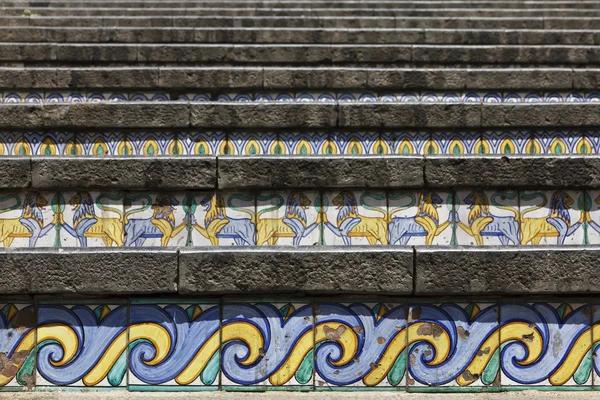 Italy, Sicily, Caltagirone (Catania Province), Santa Maria Del Monte steps, built in 1606 A.C. — Stock Photo, Image