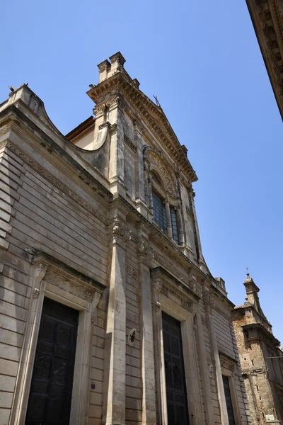 İtalya, Sicilya, caltagirone town (catania eyaletinde), san giuliano kilise (17-18. yüzyıl), cephe s. fragapane tarafından yapılmıştır