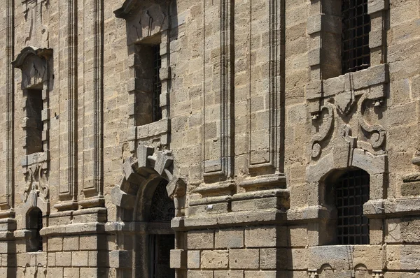 stock image Italy, Sicily, Caltagirone town (Catania Province), the Bourbonist Prison facade (17th century), today converted into a museum