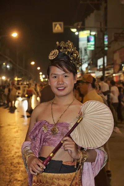 Thajsko, chiang mai, downtown pochod gay pride — Stock fotografie