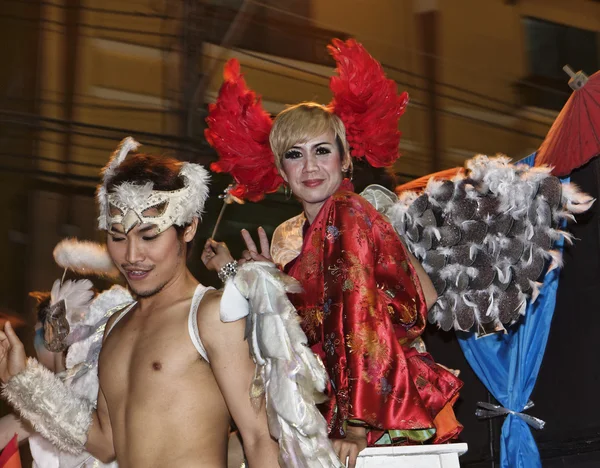 泰国清迈、 同性恋骄傲游行市区 — 图库照片