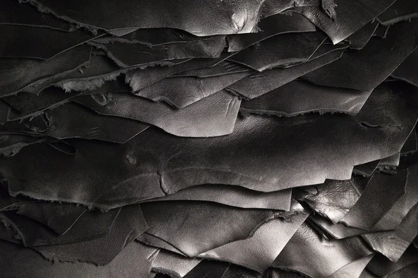 Italy, Naples, cow leather in a leather factory — Stock Photo, Image