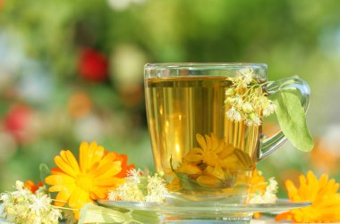 Herbal tea clipart