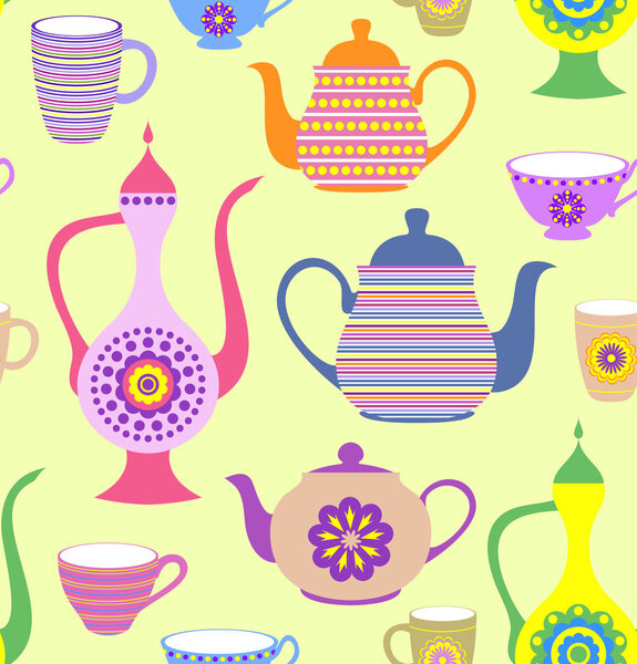Чайники и чашки
