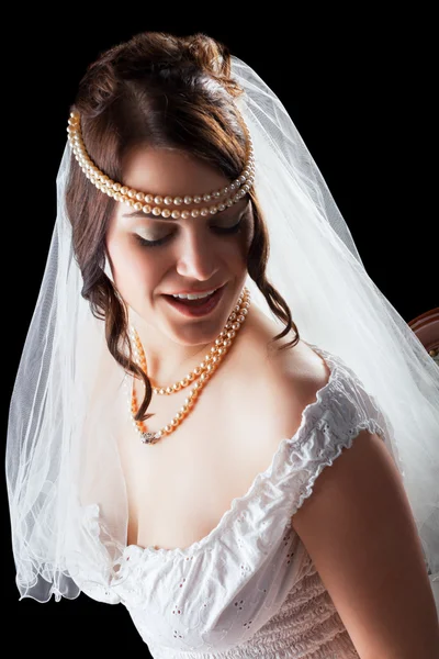 素敵な官能的な花嫁のランジェリー — ストック写真