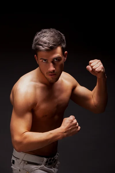 Young handsome muscular man — Stock Photo, Image