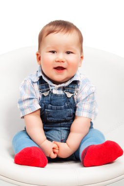 sevimli küçük oğlu bir beyaz