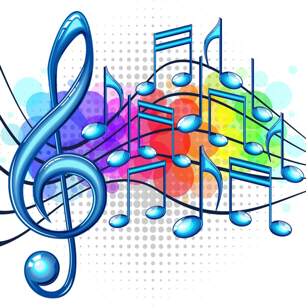 Music background — Stock Vector