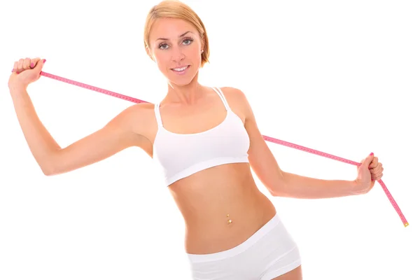 Happy fit woman — Stock Photo, Image