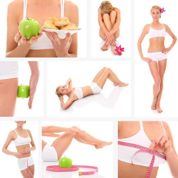 Fit collage — Stock Photo, Image