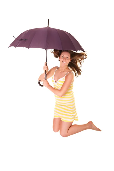 Plezier in de regen — Stockfoto