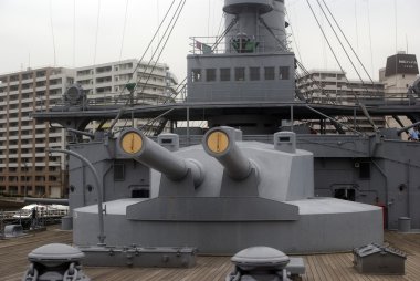 Mikasa battleship, Yokosuka, Japan clipart