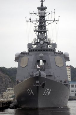 Kirishima torpido füze destroyeri, yokosuka, Japonya