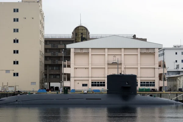 Military submarine, Yokosuka, Japan — Stock Photo, Image