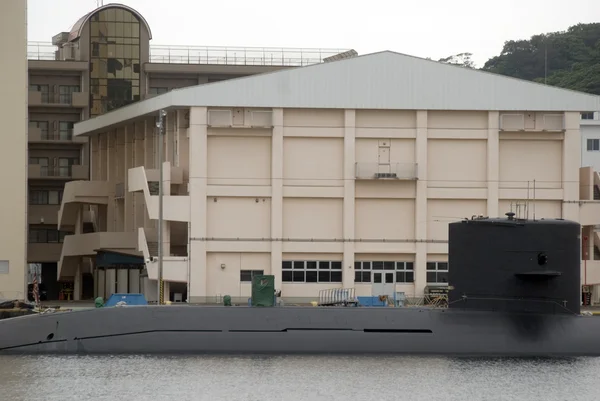 Military submarine, Yokosuka, Japan — Stock Photo, Image