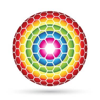 Hexagon Sphere clipart