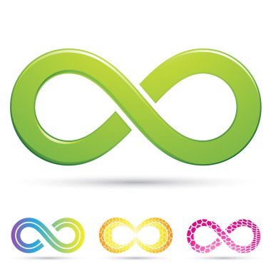 sleek infinity symbols clipart
