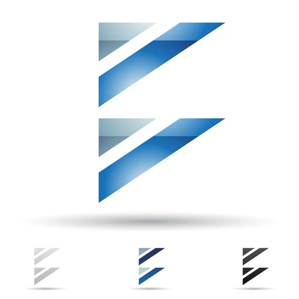 Abstracte pictogram voor letter b — Stockvector