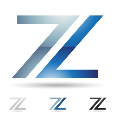 Abstract icon for letter Z clipart