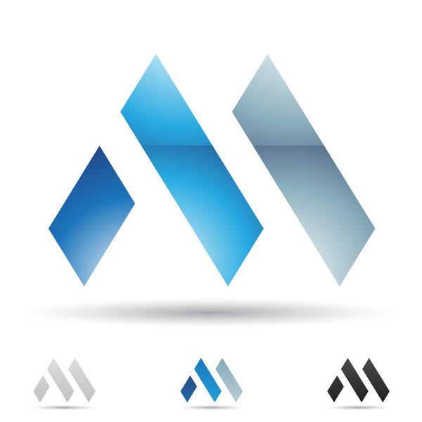 Restract icon for letter M
