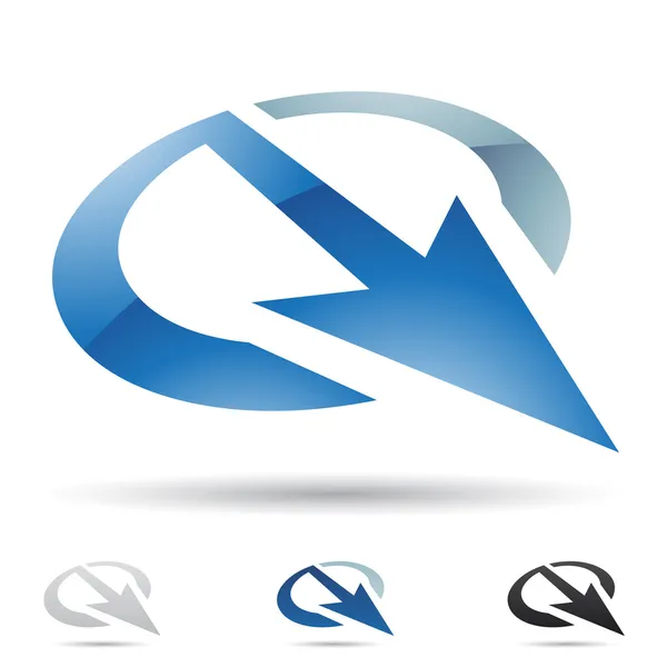 Streszczenie ikona na literę q — Wektor stockowy