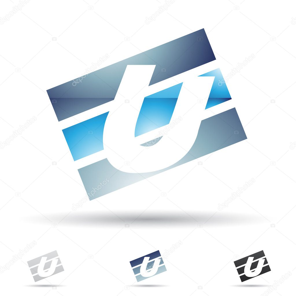 Abstract icon for letter U
