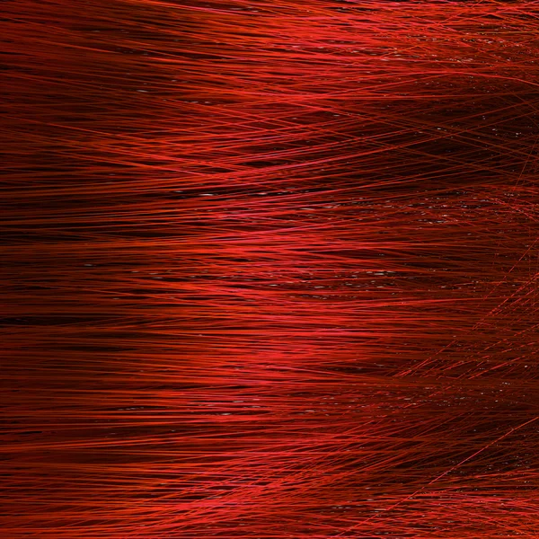 Rött hår makro — Stockfoto