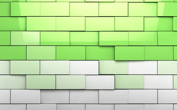 Brick wall cubes background — Stock Photo, Image