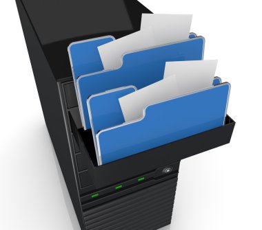 Computer data clipart