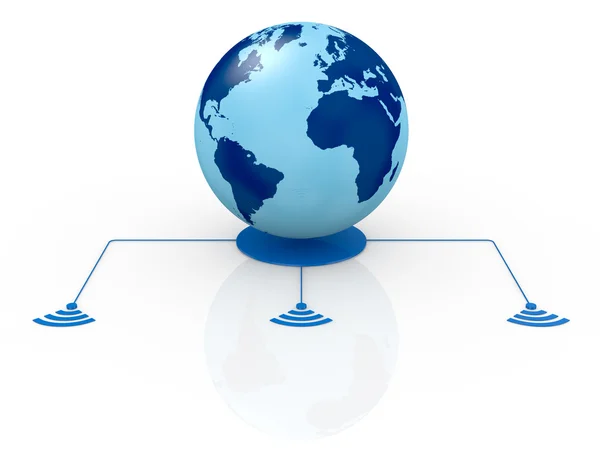 Concept of global network — Stock Photo, Image