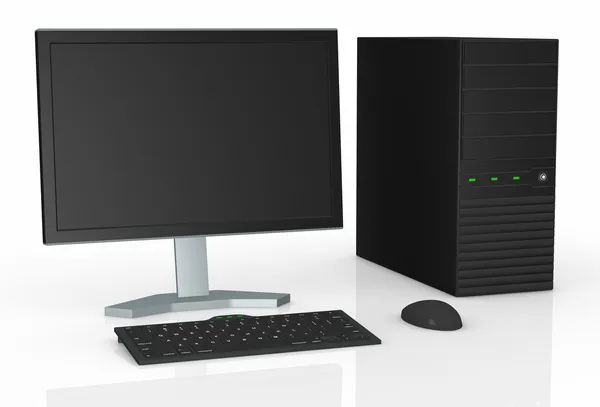 Computador desktop — Fotografia de Stock